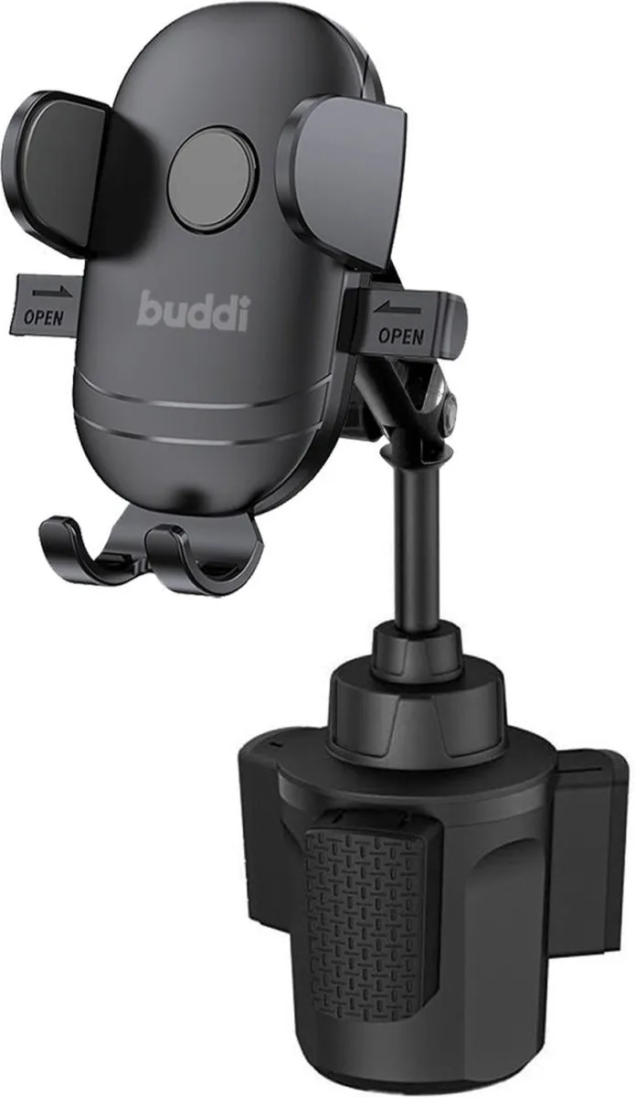 Buddi Way Universele Telefoonhouder Auto - 360° Draaibaar - Zwart - afbeelding 6 van 6
