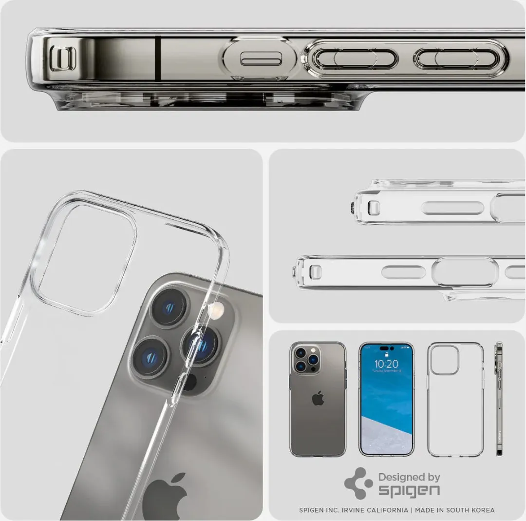 Spigen Crystal Flex ACS04636 Hoesje - iPhone 14 Pro Max - Transparant - afbeelding 6 van 6