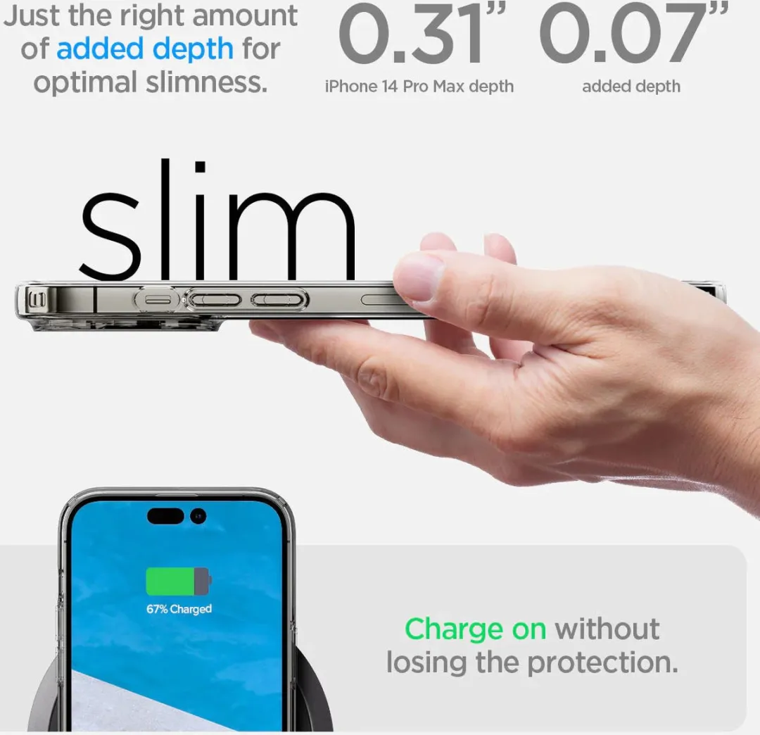 Spigen Crystal Flex ACS04636 Hoesje - iPhone 14 Pro Max - Transparant