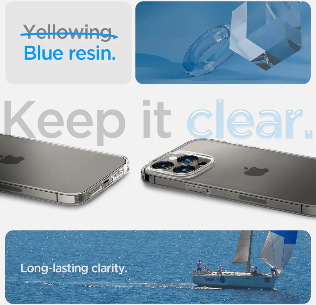 Spigen Crystal Flex ACS04636 Hoesje - iPhone 14 Pro Max - Transparant