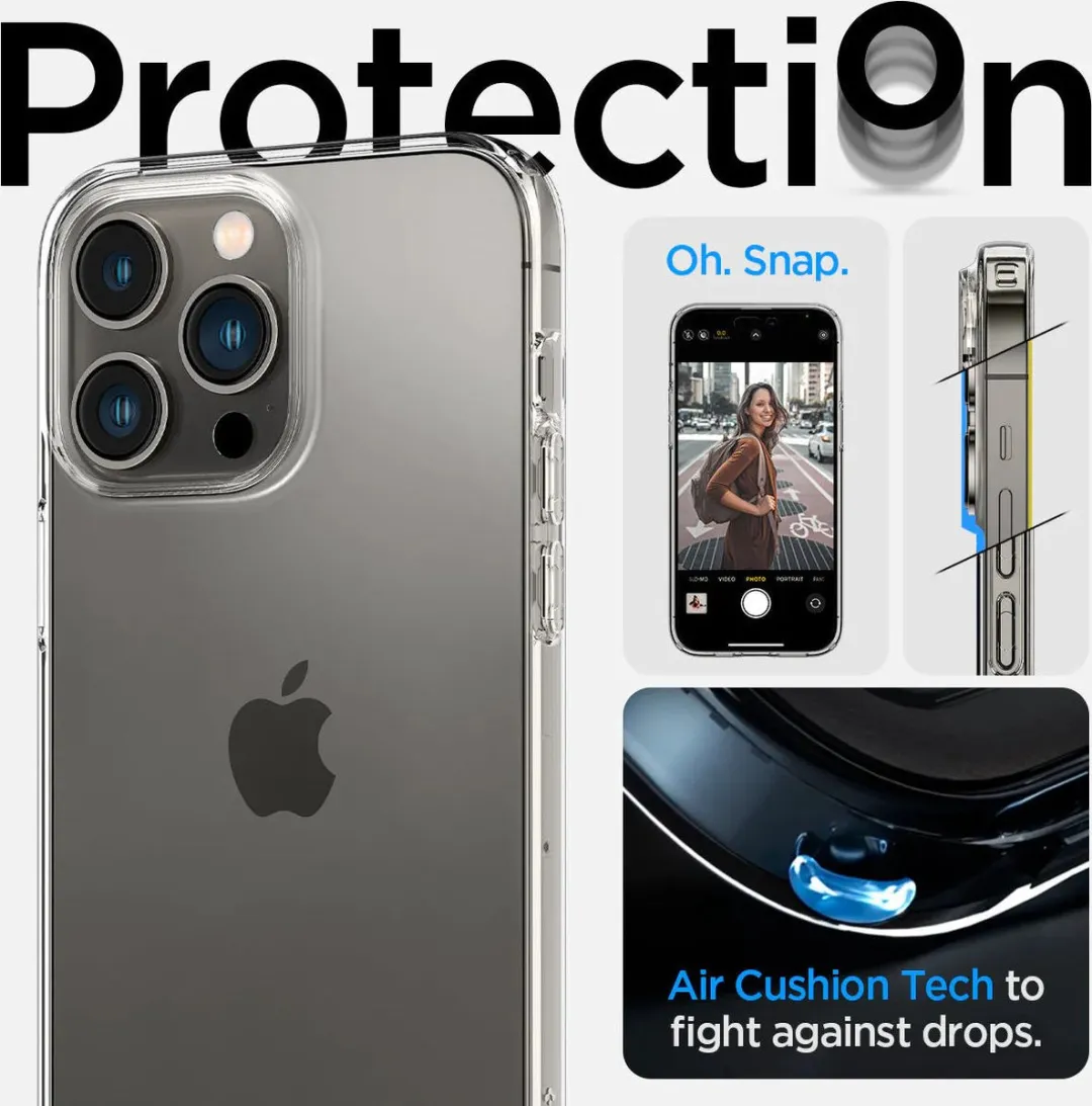 Spigen Crystal Flex ACS04636 Hoesje - iPhone 14 Pro Max - Transparant