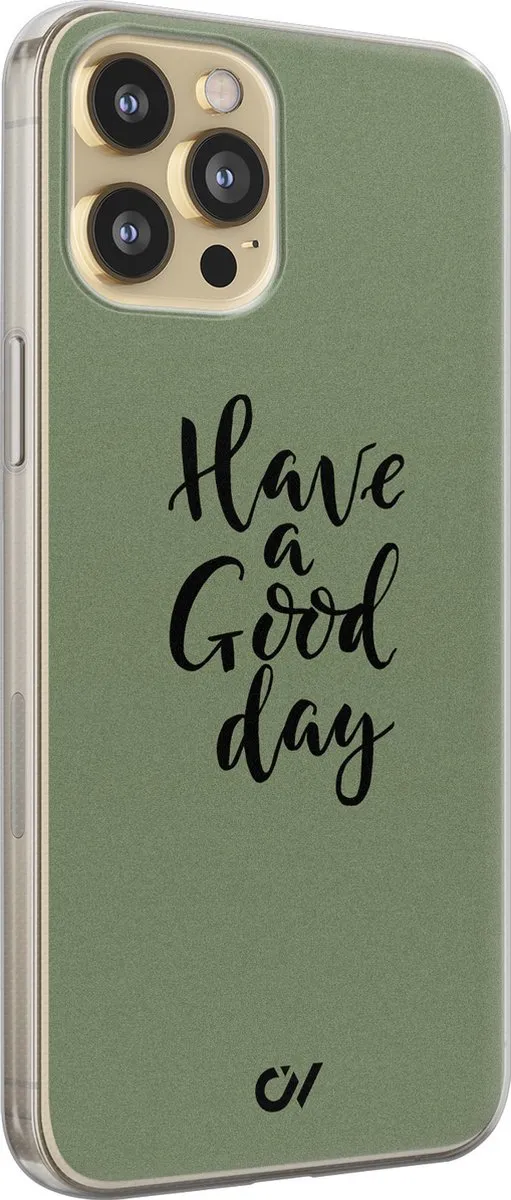 Casevibes iPhone 12 Hoesje A/13/UV/042 - Groen
