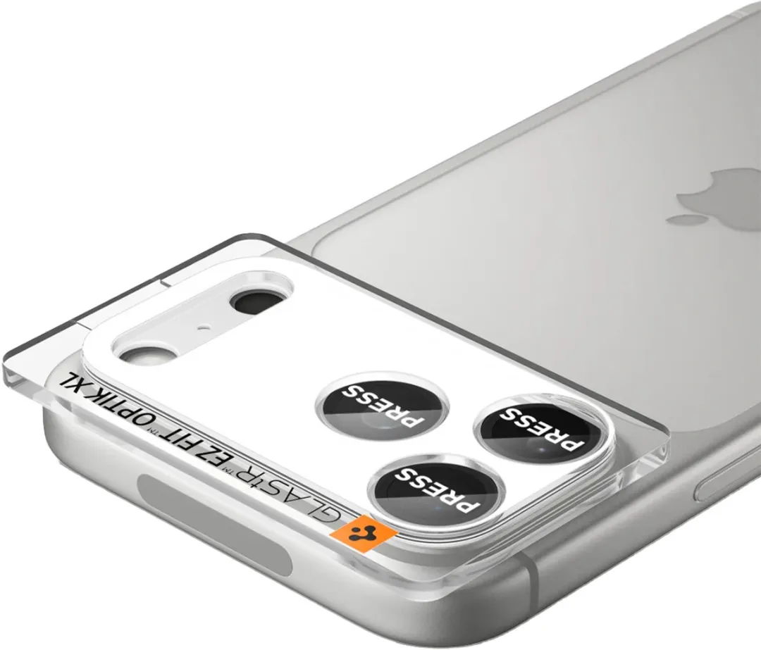Spigen GLAStR EZ Fit Camera Protector iPhone 17 Pro - Silver