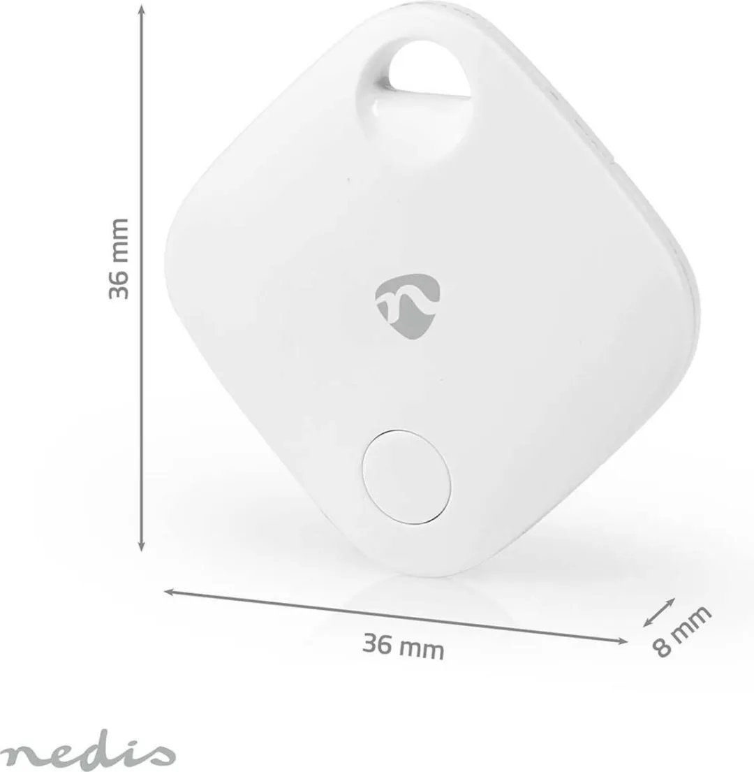 Nedis Keyfinder AirTag-compatibel BTTAG10WT3 - 3 Stuks - afbeelding 6 van 6
