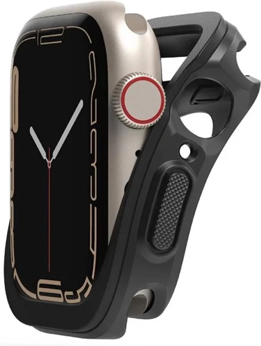 Ringke Air Sports Case voor de Apple Watch - 44 / 45 mm - Zwart