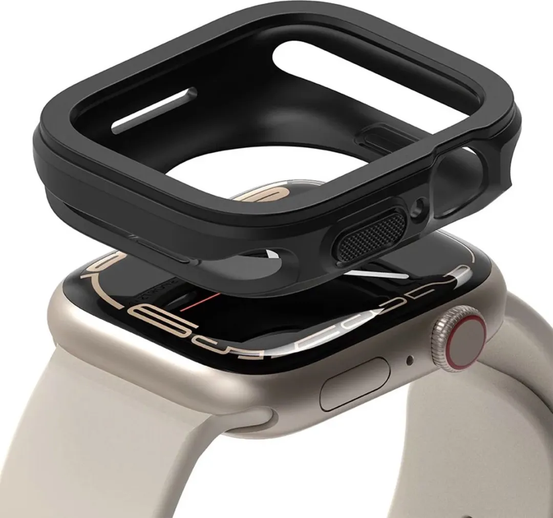 Ringke Air Sports Case voor de Apple Watch - 44 / 45 mm - Zwart