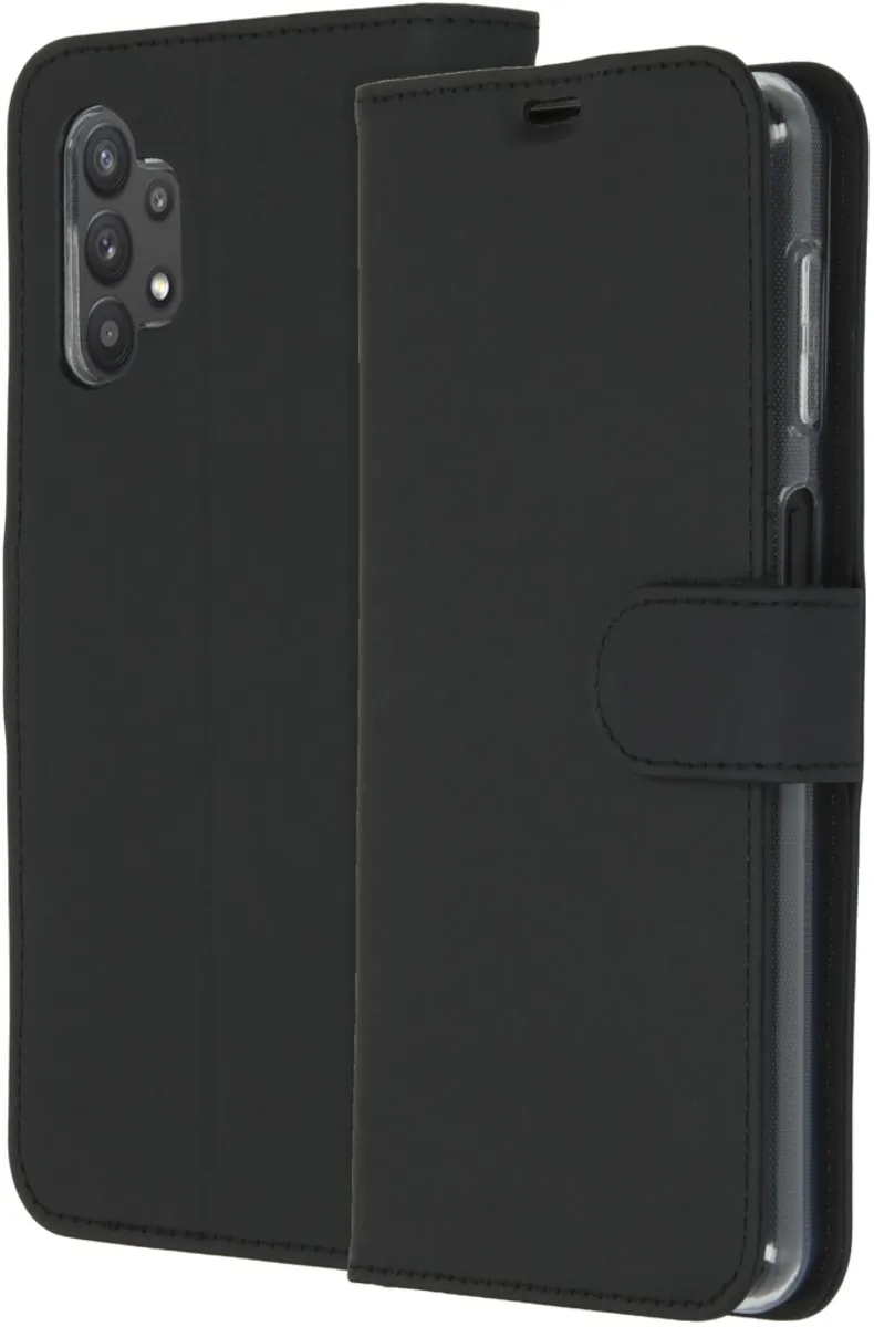 Accezz Hoesje Samsung Galaxy A32 5G - Wallet Softcase - 3 Pasjes - Zwart