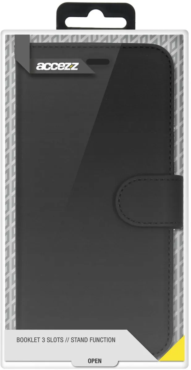 Accezz Hoesje Samsung Galaxy A32 5G - Wallet Softcase - 3 Pasjes - Zwart