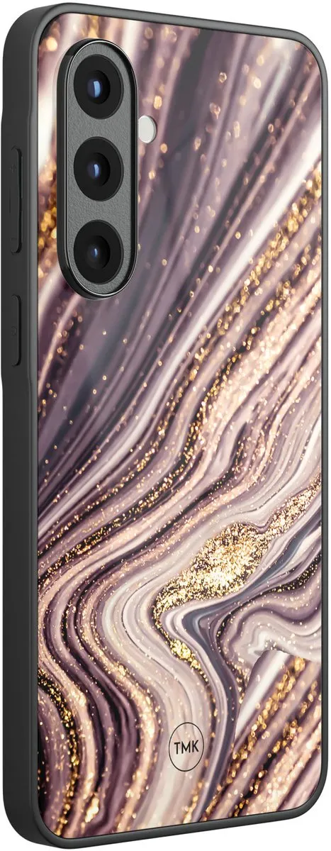 Casevibes Samsung Galaxy A56 Hoesje - Roze Marmer - TPU