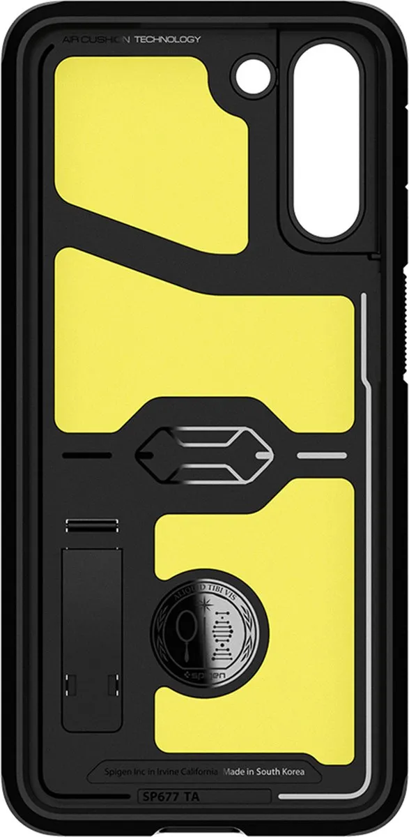 Spigen Tough Armor ACS02425 Hoesje - Samsung Galaxy S21 - Zwart