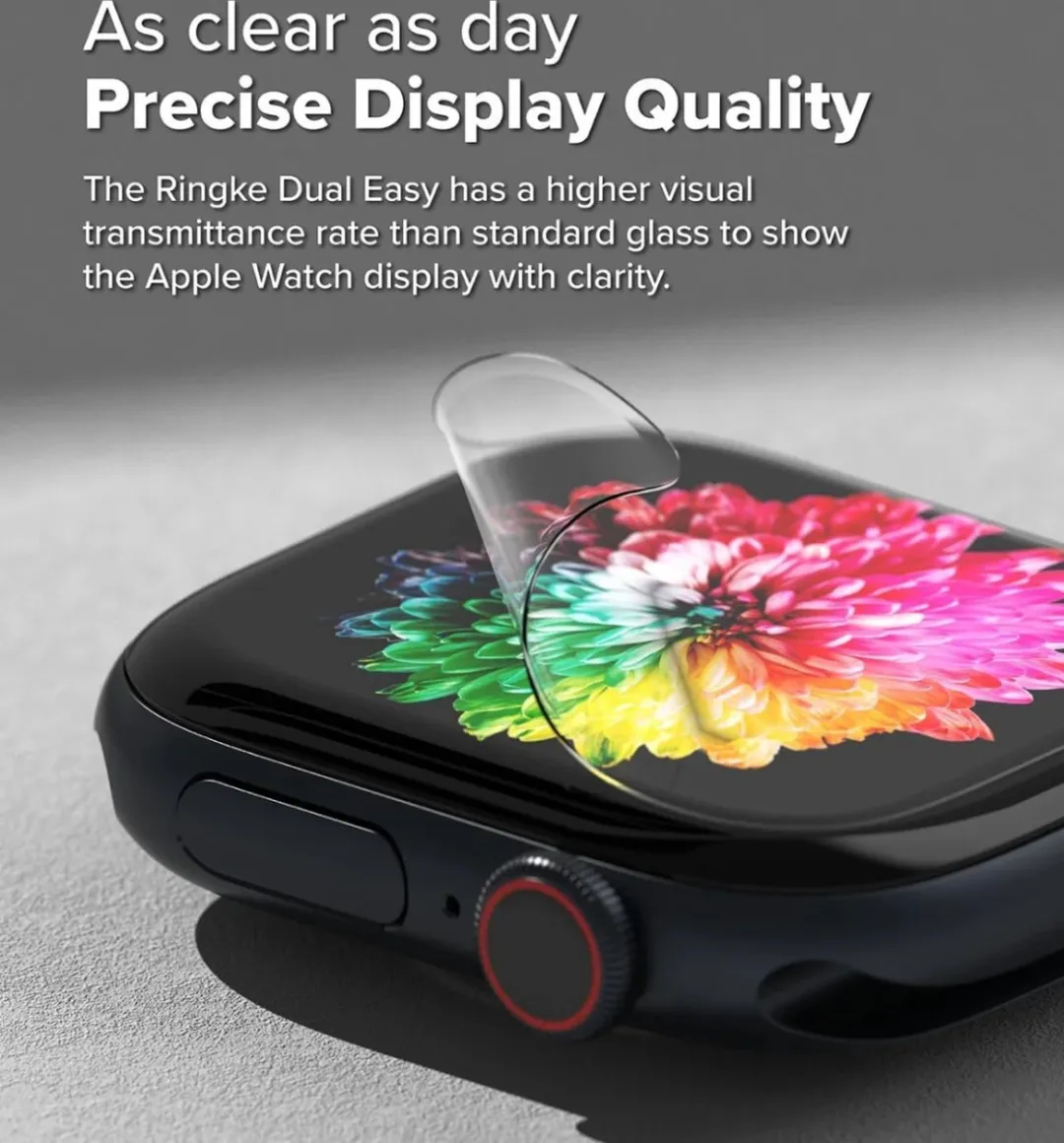 Ringke Dual Easy Apple Watch 10 42mm Folie - 3 Stuks