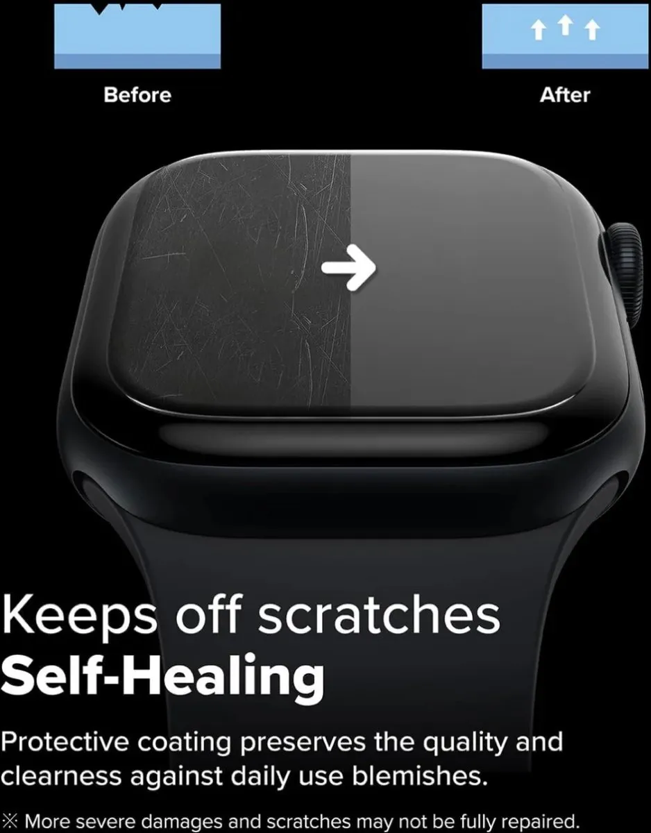 Ringke Dual Easy Apple Watch 10 42mm Folie - 3 Stuks