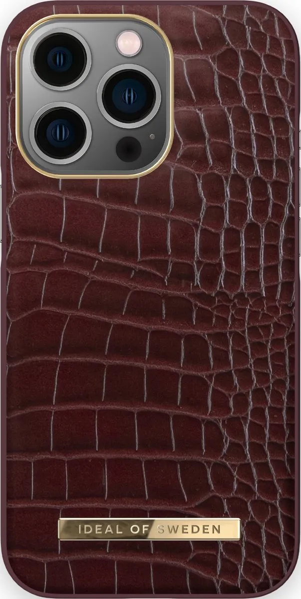 iDeal of Sweden iPhone 13 Pro Backcover Scarlet Croco