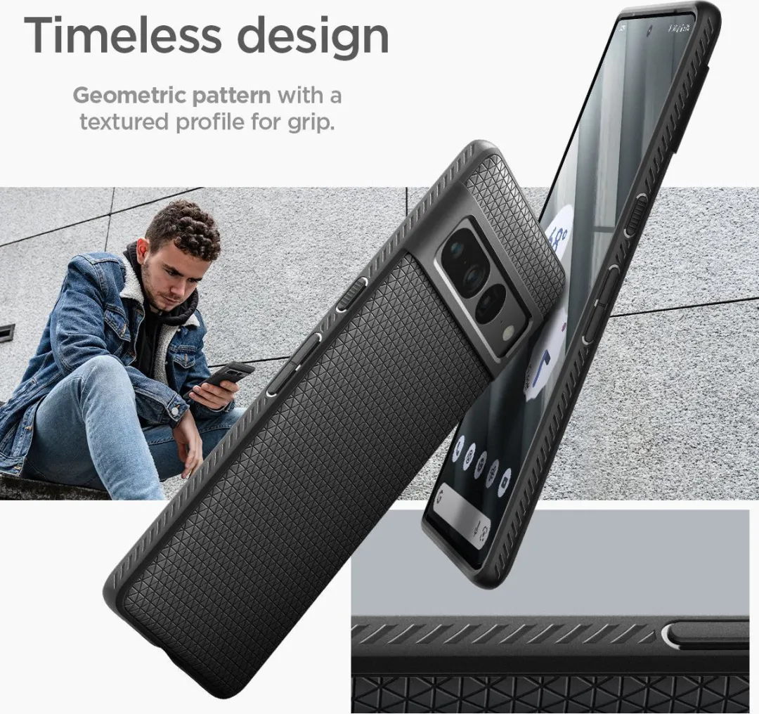 Spigen ACS04723 Hoesje Google Pixel 7 Pro - Zwart - afbeelding 6 van 6