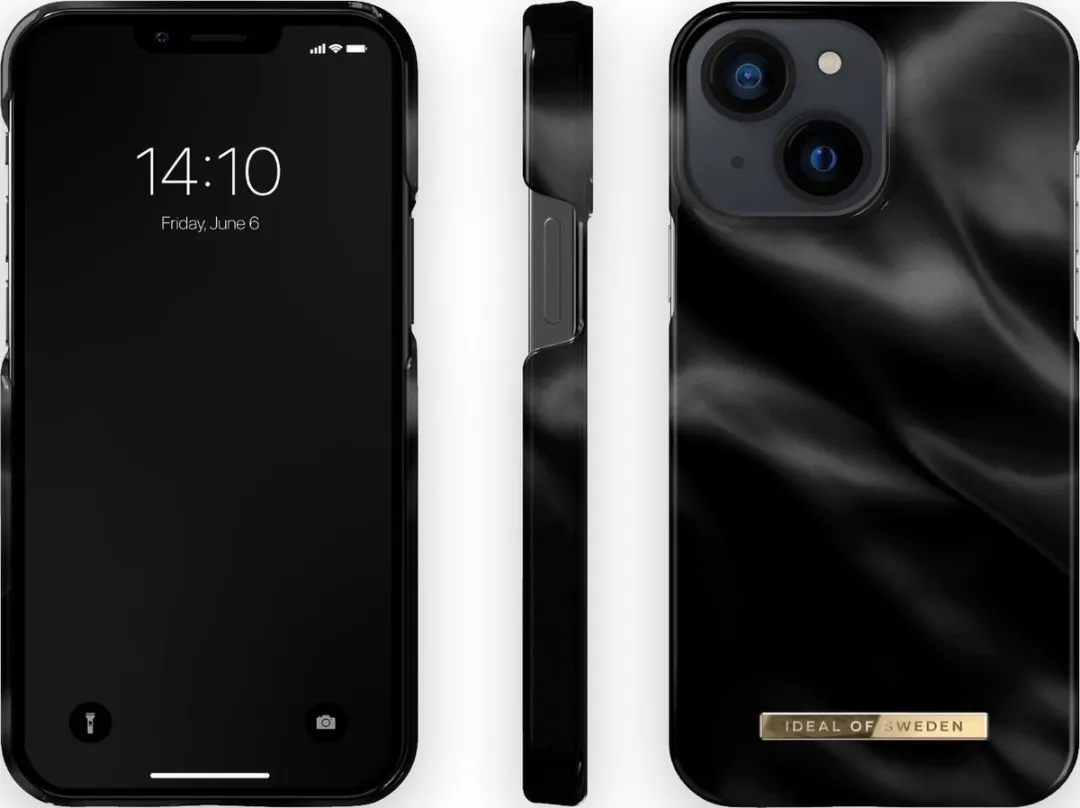 iDeal of Sweden iPhone 13 Mini Hoesje - Black Satin - IDFCSS21-I2154-312 - afbeelding 3 van 5