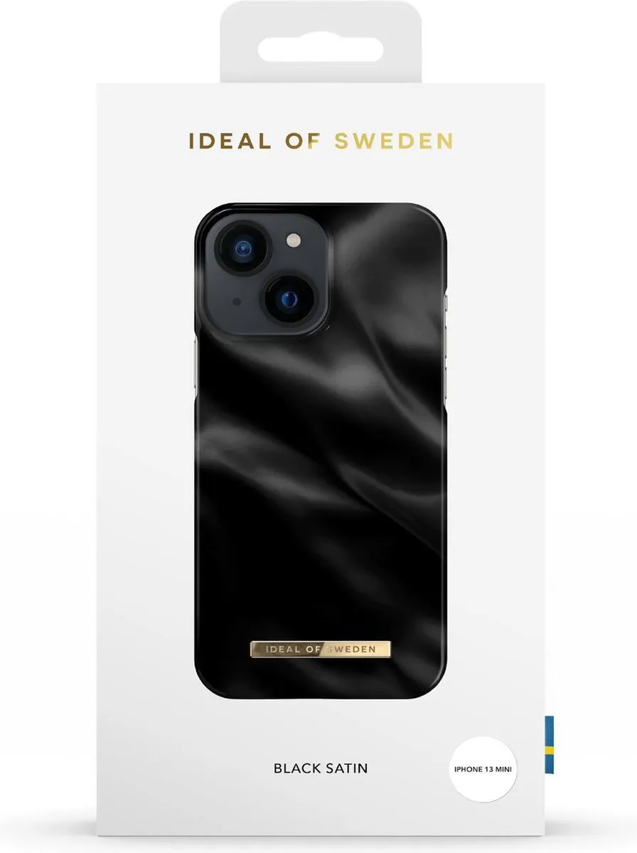 iDeal of Sweden iPhone 13 Mini Hoesje - Black Satin - IDFCSS21-I2154-312 - afbeelding 4 van 5