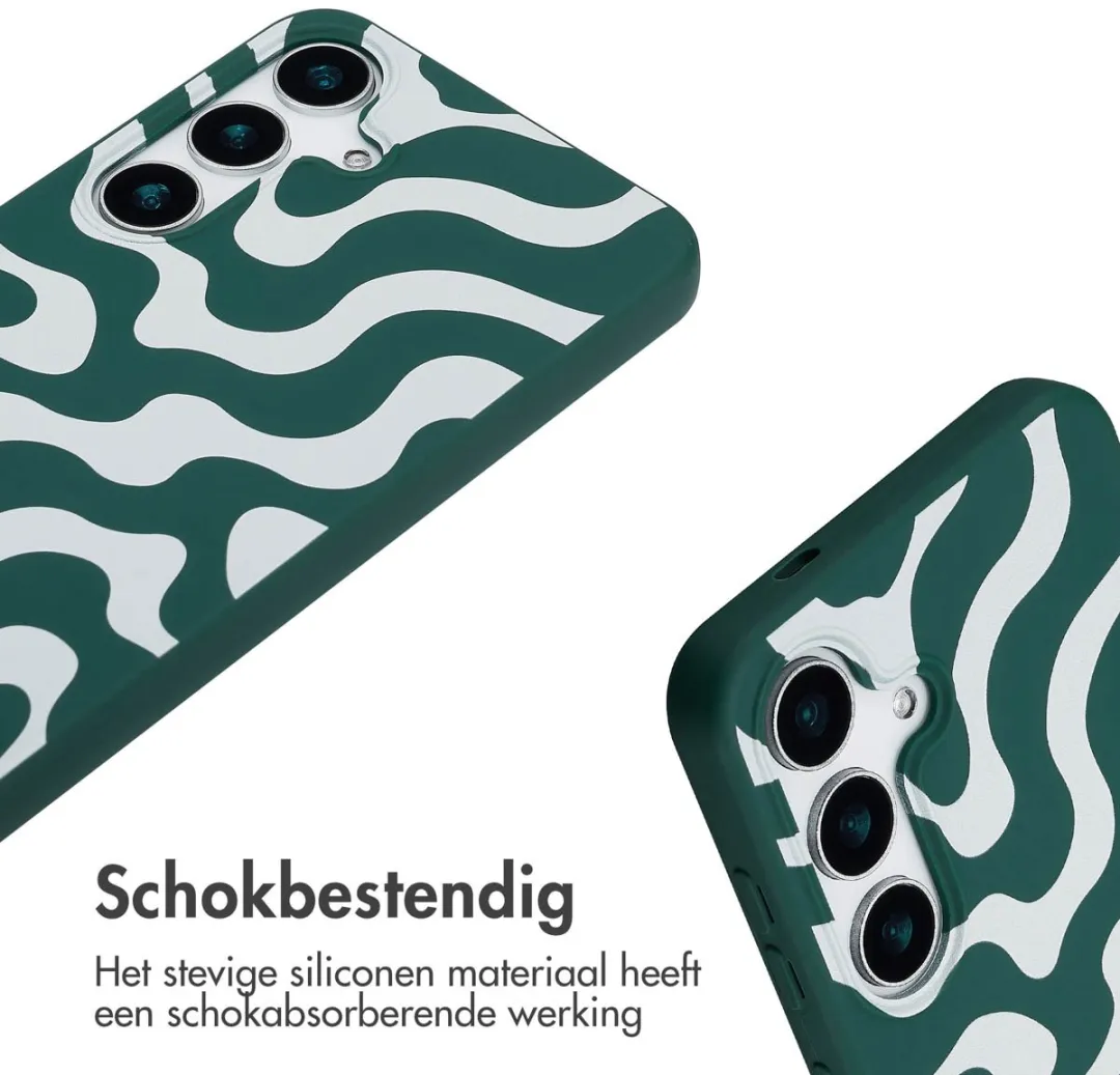 Imoshion Hoesje Samsung Galaxy S25 Plus - Petrol Green Groovy