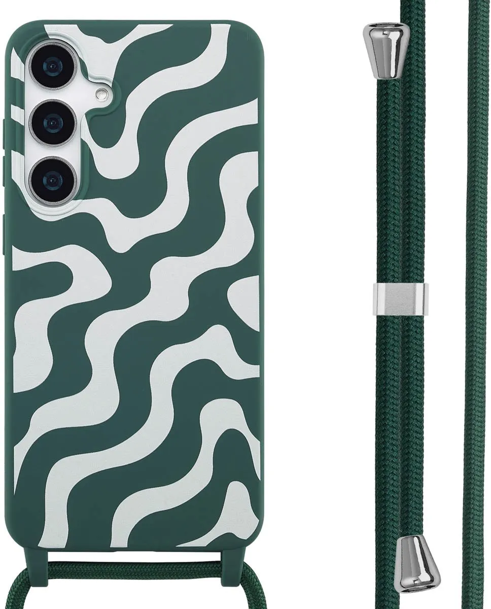 Imoshion Hoesje Samsung Galaxy S25 Plus - Petrol Green Groovy