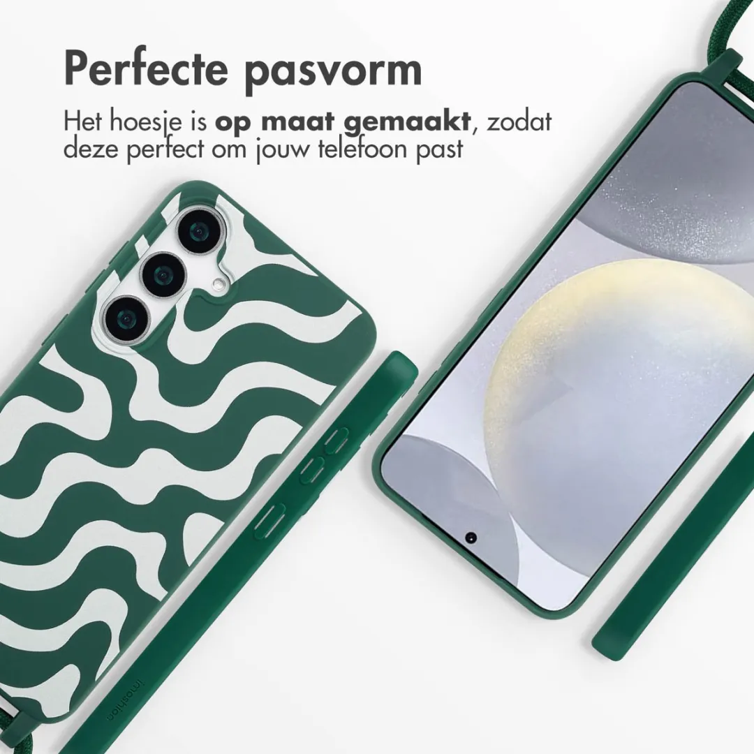 Imoshion Hoesje Samsung Galaxy S25 Plus - Petrol Green Groovy