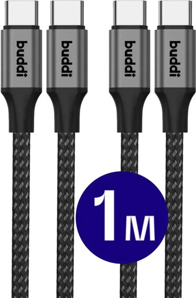 Buddi Flex Duo Pack USB-C Kabel 60W
