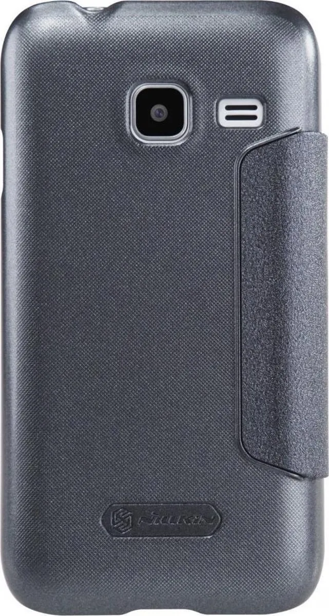 Nillkin Sparkle Series Leather Case Samsung Galaxy J1 (2016) - Zwart - afbeelding 3 van 6