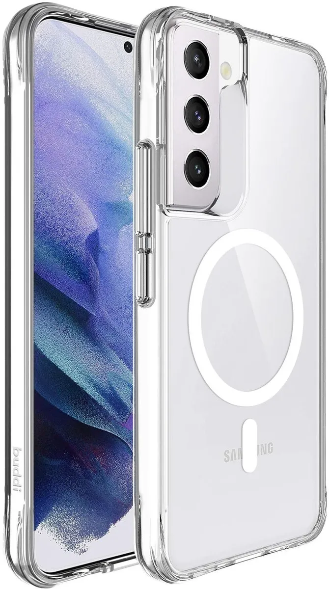 Buddi Core Hoesje Samsung Galaxy S22 Plus - MagSafe - Transparant