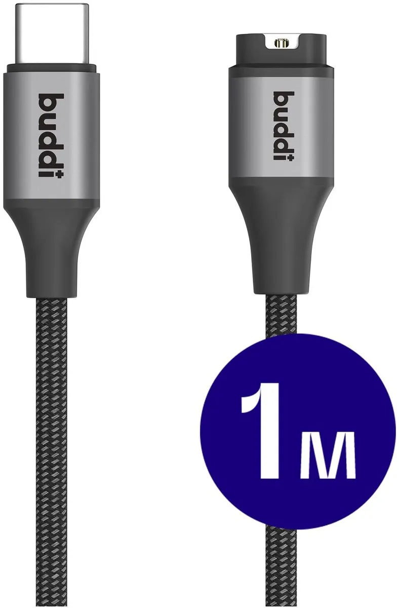 Buddi Flex Garmin Watch USB-C Kabel 1m