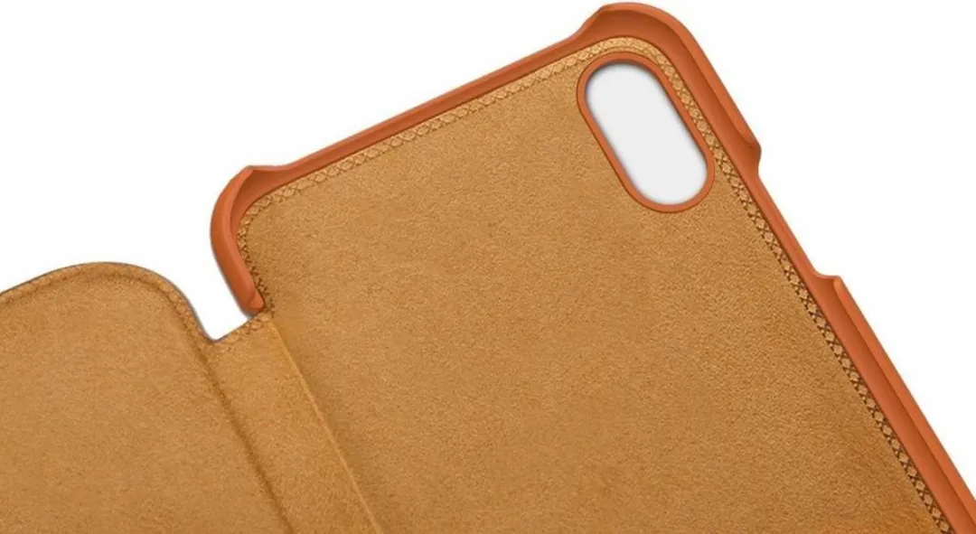 Nillkin Qin Series Hoesje iPhone XR - Bruin - afbeelding 3 van 3