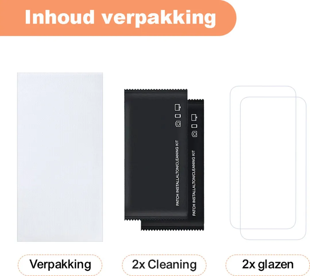 GB ProGuard Lite iPhone 16 Pro Max Schermbeschermer - 2 Stuks