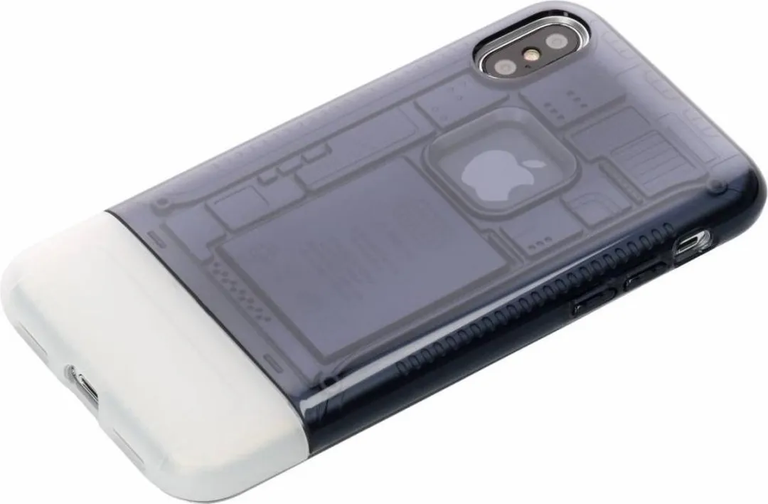 Spigen Classic C1 iPhone X Hoesje - Grijs