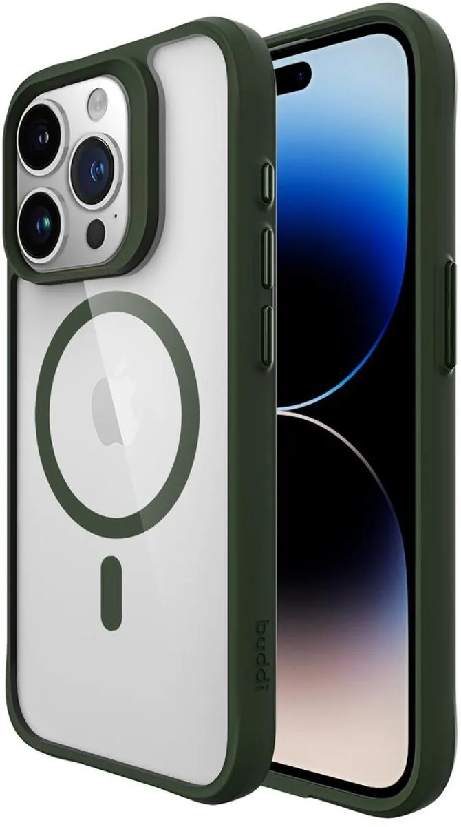 Buddi Hybrid BHICAP15P-TRGRN Hoesje iPhone 15 Pro