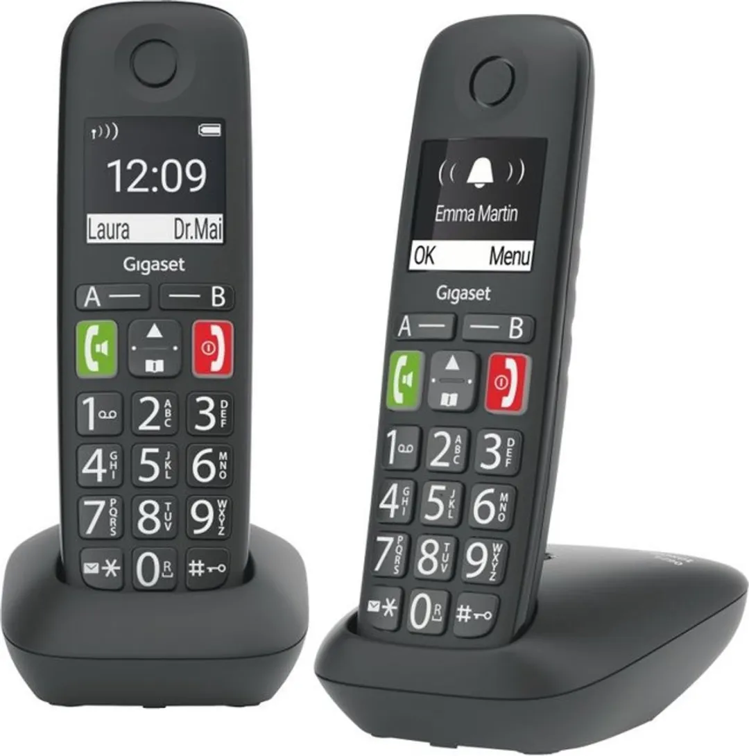 Gigaset E290R - Zwart - 2 handsets