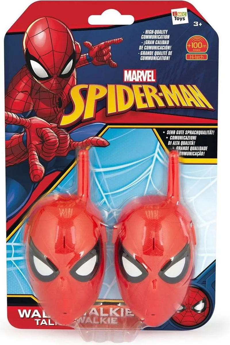Walkie Talkie Marvel Spider-Man - Rood