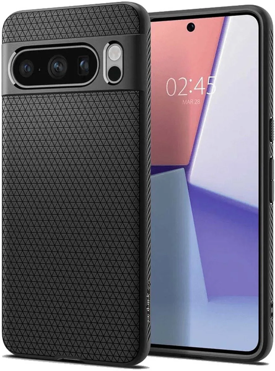 Spigen Liquid Air Hoesje ACS06311 - Google Pixel 8 Pro - Zwart