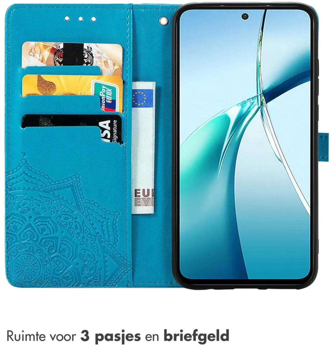 Imoshion Hoesje Xiaomi Poco X7 Pro - 3 Pasjes - Turquoise