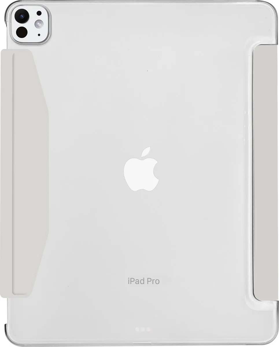 Macally BSTANDP7L-LG beschermhoes met standaard-functie voor 13-inch iPad Pro (M5/2025, M4/2024) - Compatibel met Apple Pencil - Licht grijs
