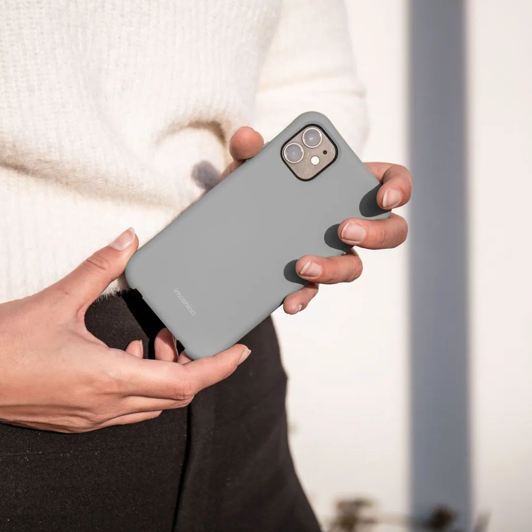 Imoshion Hoesje iPhone 13 Grijs - met afneembaar koord