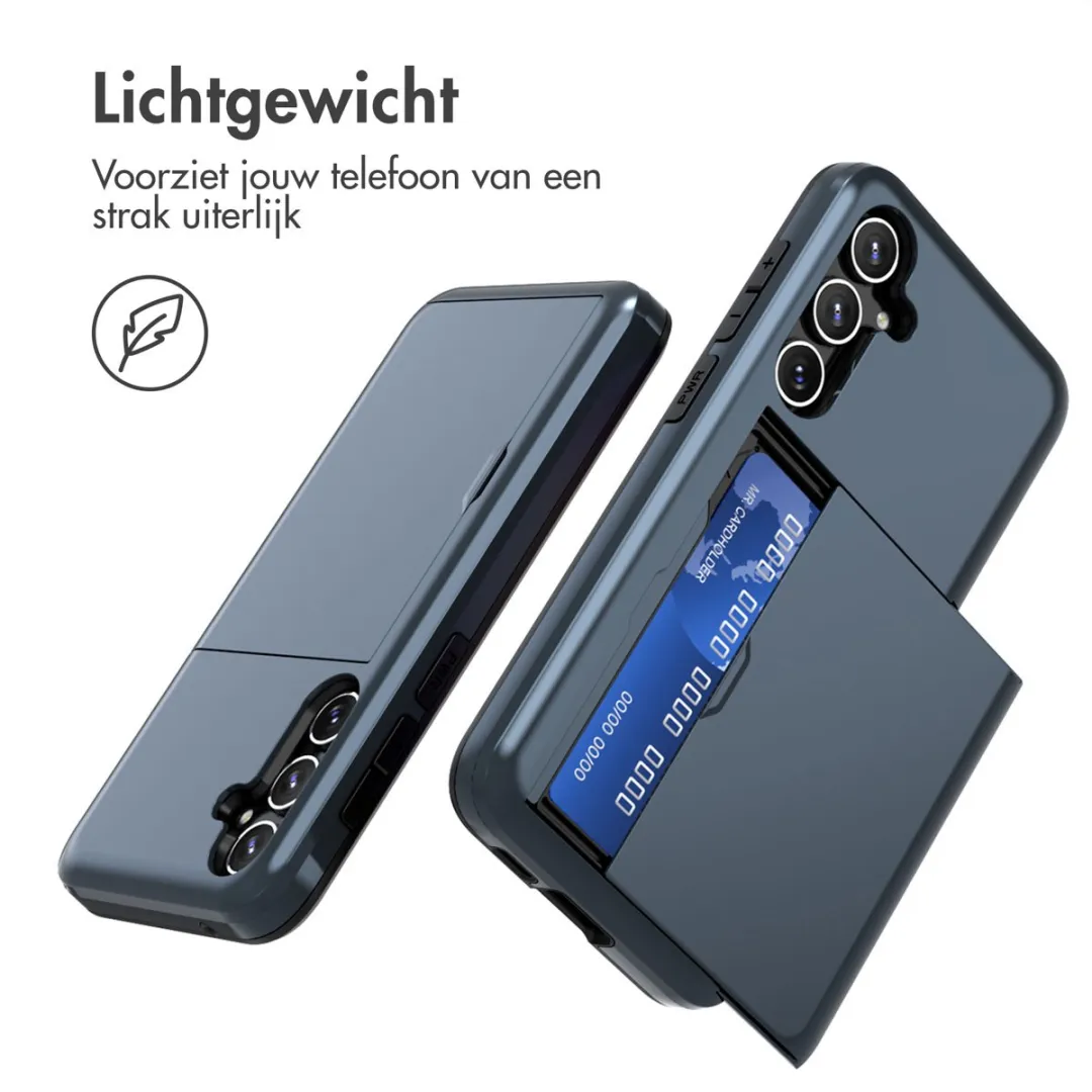 Imoshion Hoesje Samsung Galaxy S23 FE - Donkerblauw - 2 Pasjes