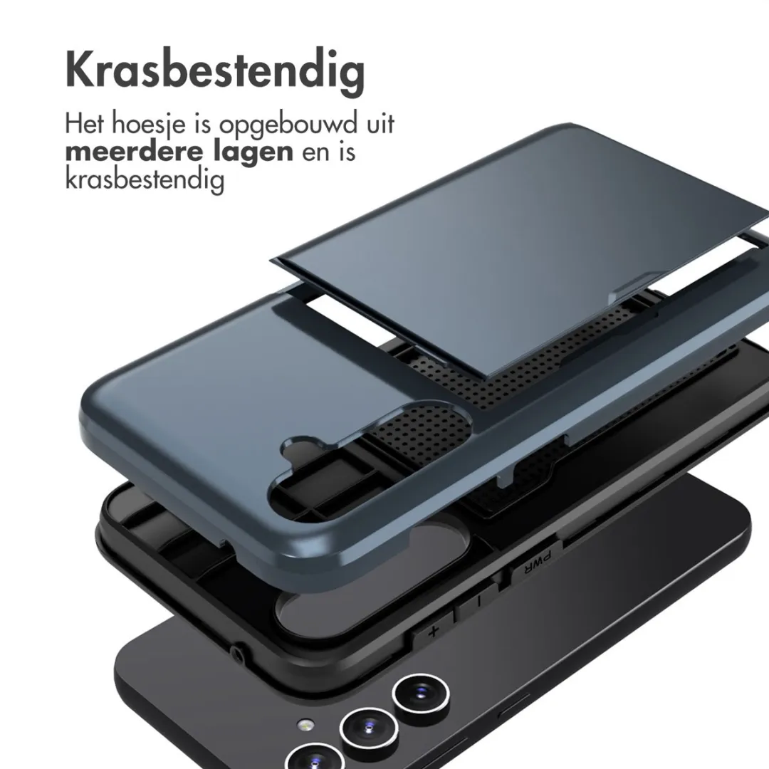 Imoshion Hoesje Samsung Galaxy S23 FE - Donkerblauw - 2 Pasjes - afbeelding 6 van 6