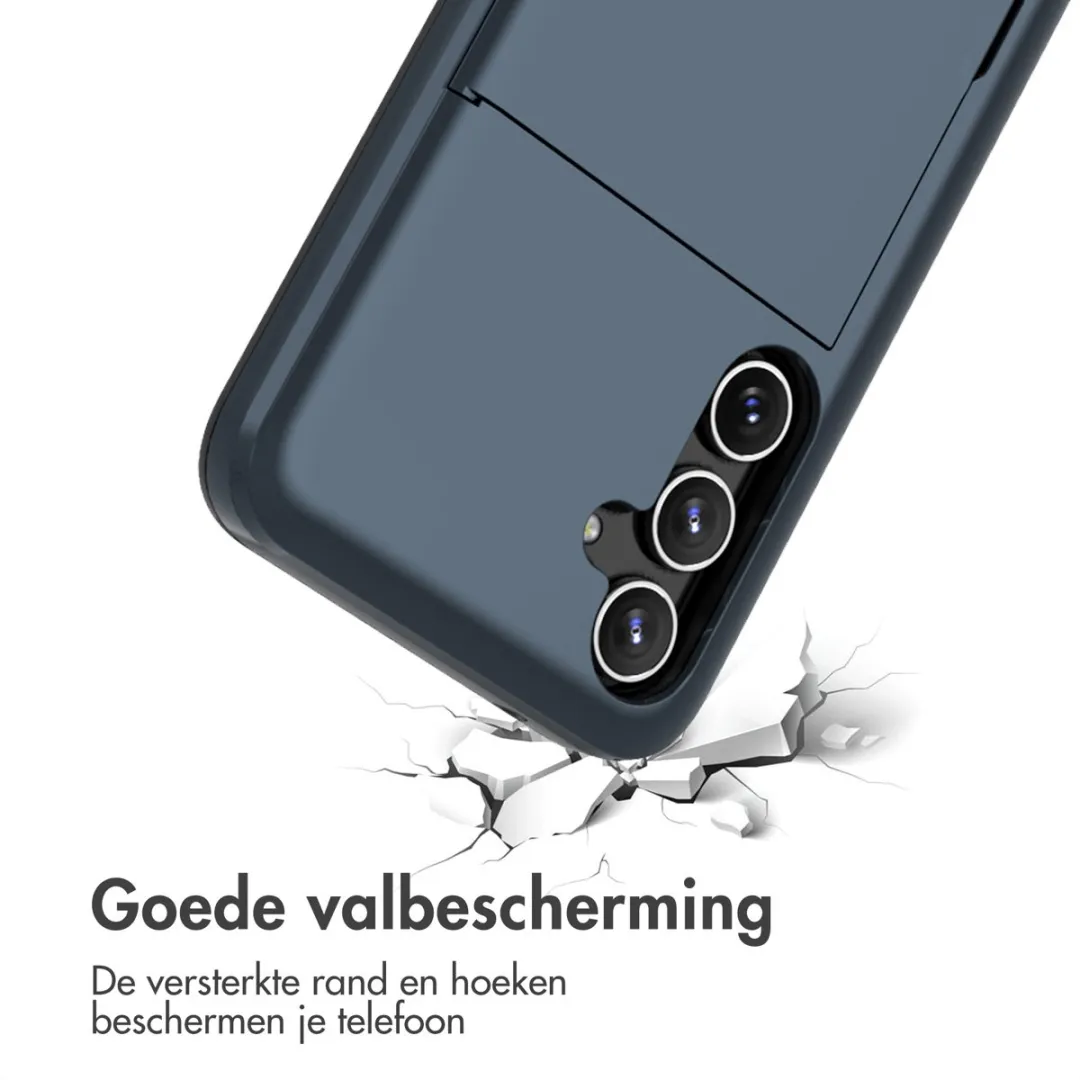 Imoshion Hoesje Samsung Galaxy S23 FE - Donkerblauw - 2 Pasjes