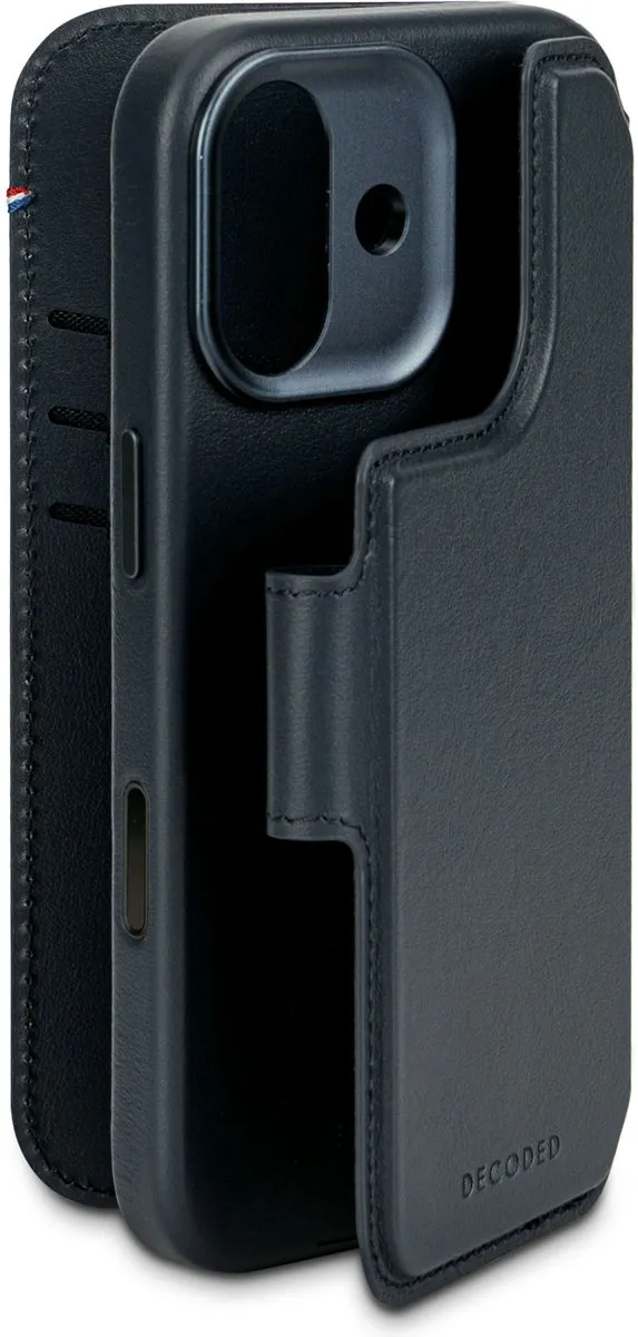 Decoded 2-in-1 Wallet Hoesje iPhone 17 - Navy Blauw