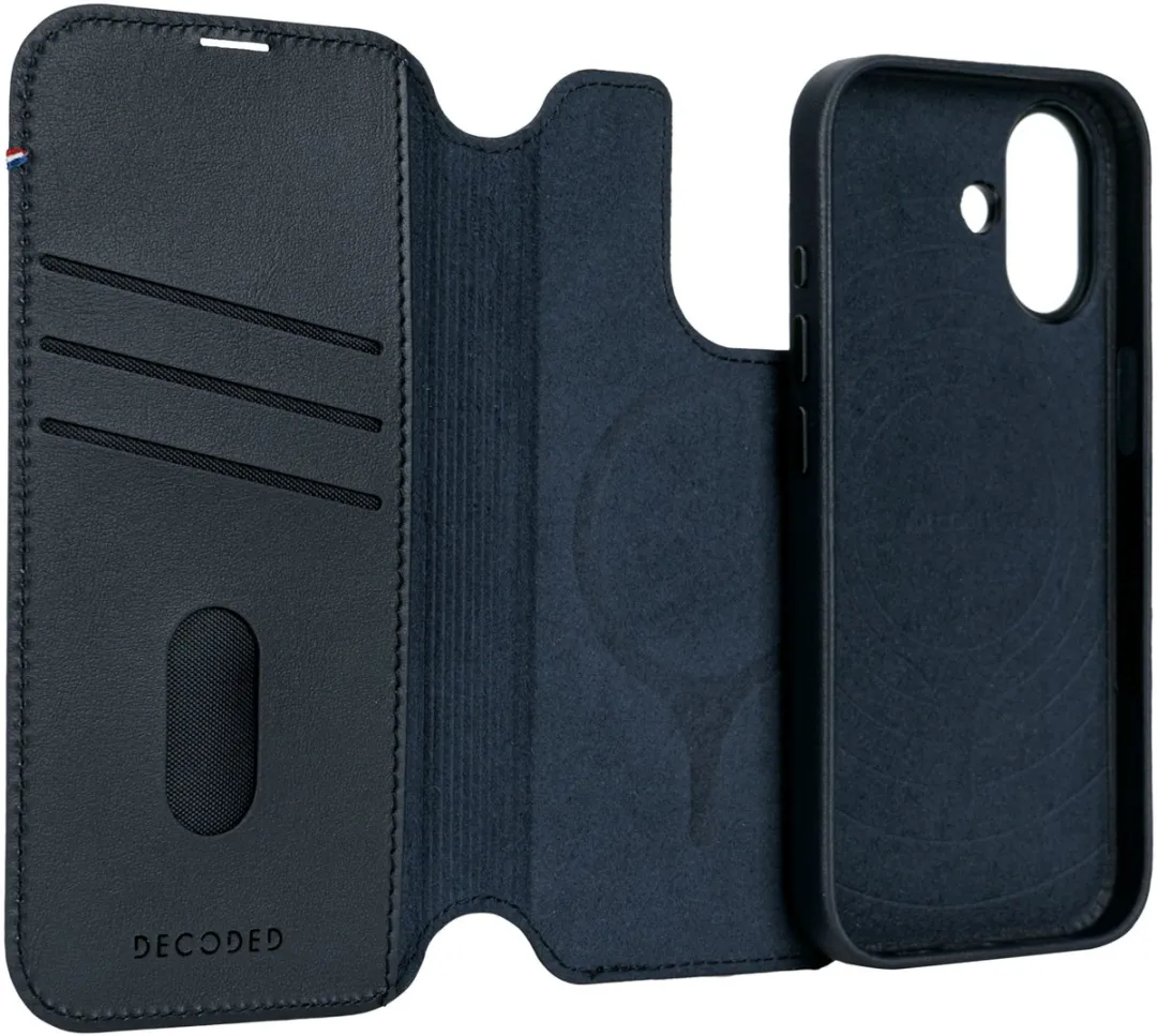 Decoded 2-in-1 Wallet Hoesje iPhone 17 - Navy Blauw