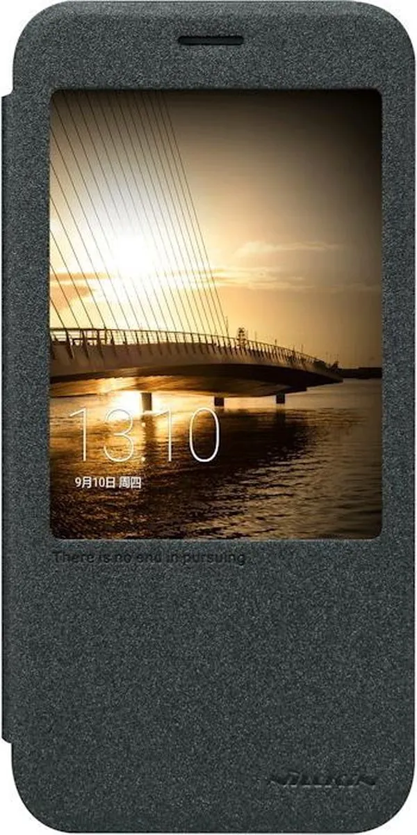 Nillkin New Sparkle View Book Case Huawei G8 - Zwart - afbeelding 2 van 6