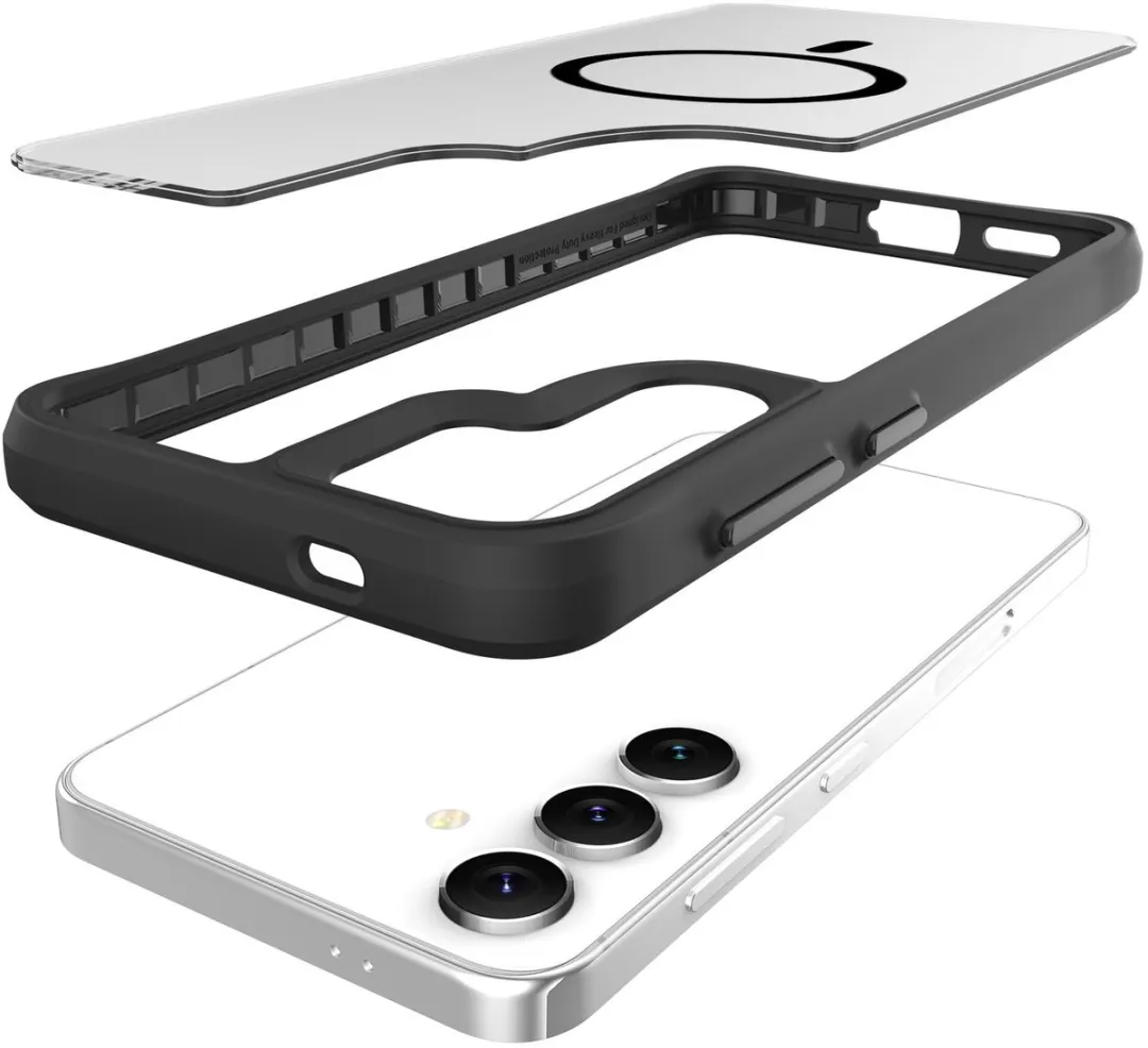 Buddi Hybrid Hoesje Samsung Galaxy S25/S24 - Matte Zwart