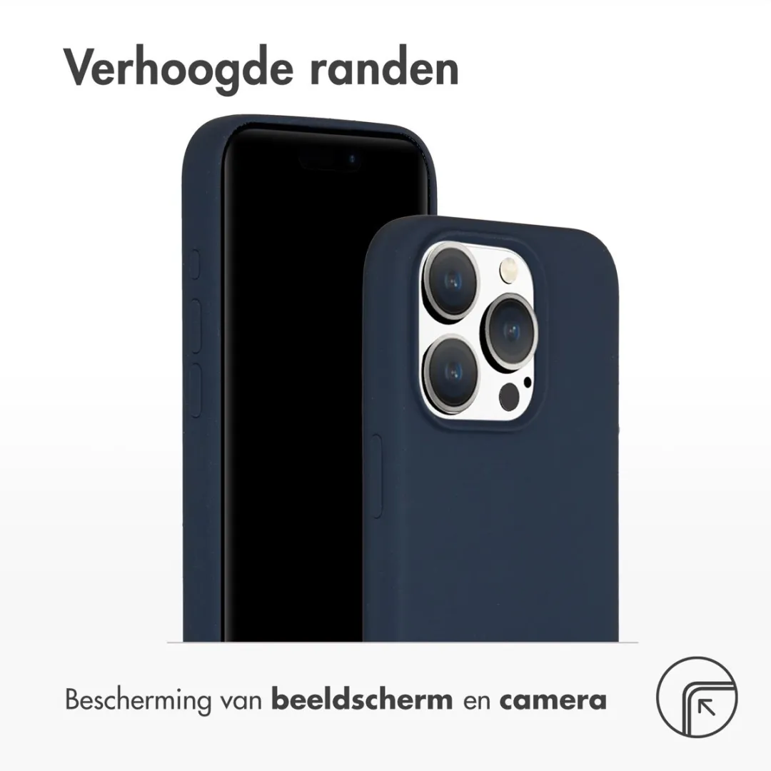 Accezz Hoesje iPhone 15 Pro Donkerblauw - MagSafe