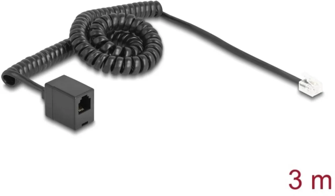 Delock Telefoonkabel RJ11 RJ11 3m