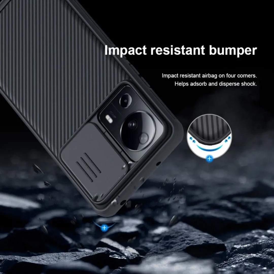 Nillkin CamShield Hoesje Xiaomi 13 Lite - Zwart