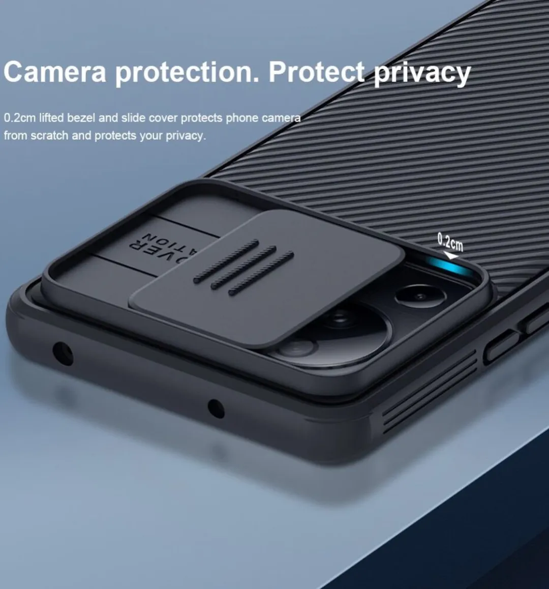 Nillkin CamShield Hoesje Xiaomi 13 Lite - Zwart - afbeelding 6 van 6