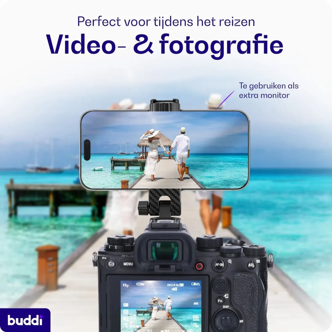 Buddi Universele Telefoonhouder 360° - Zwart