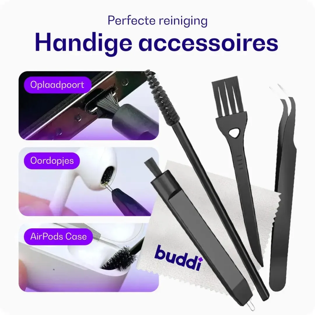 Buddi Fresh Schoonmaakset - Paars - MPN Buddi Fresh